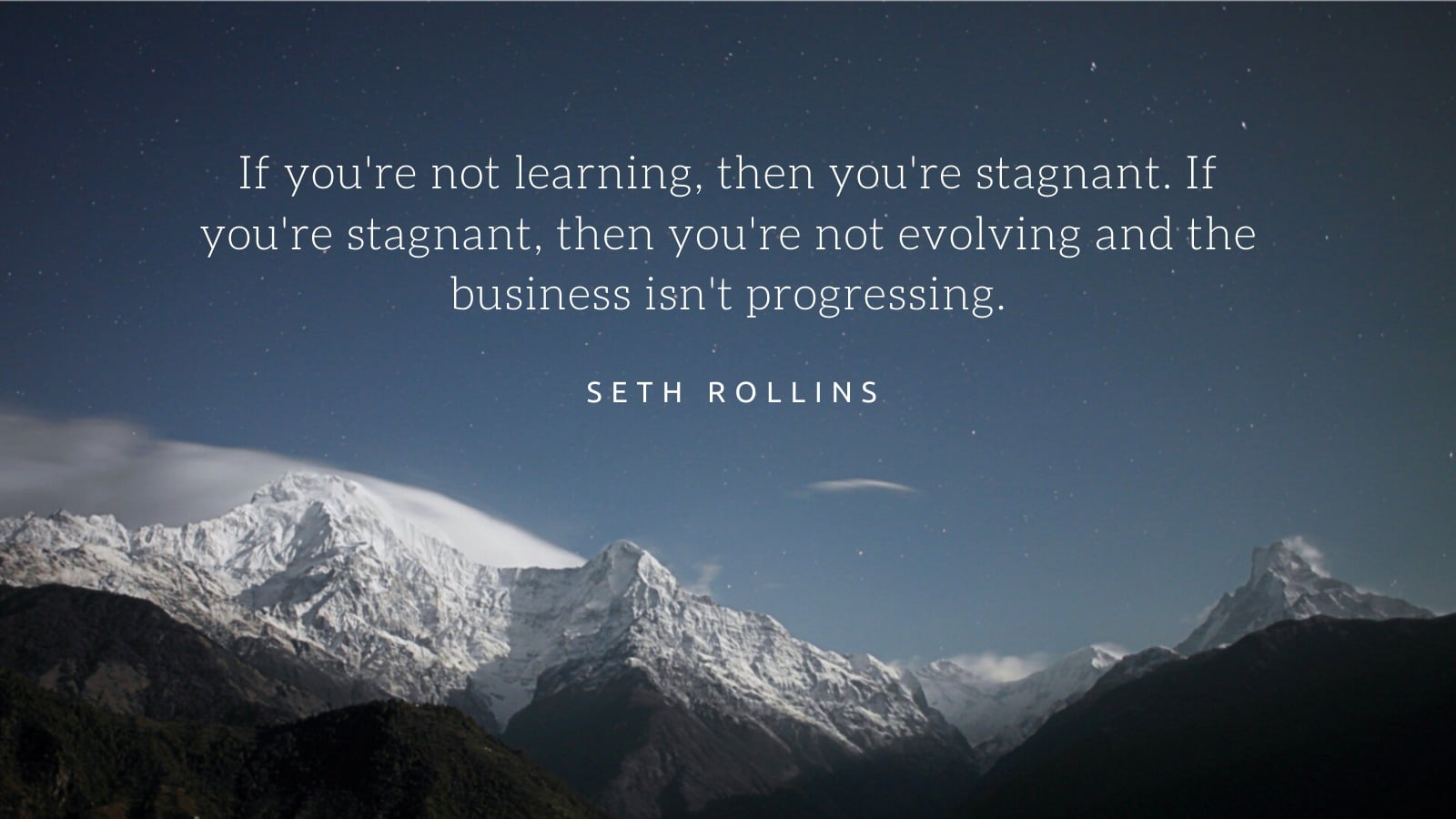 Business quote by Seth Rollins