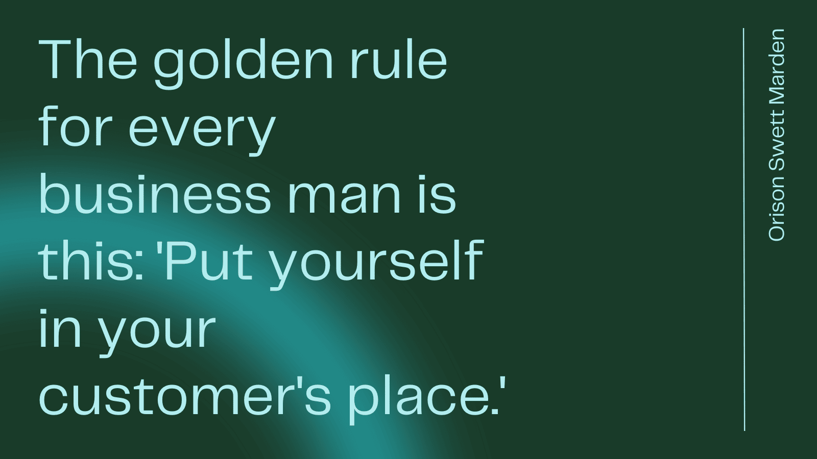 business quote by Orison Sweet Marden