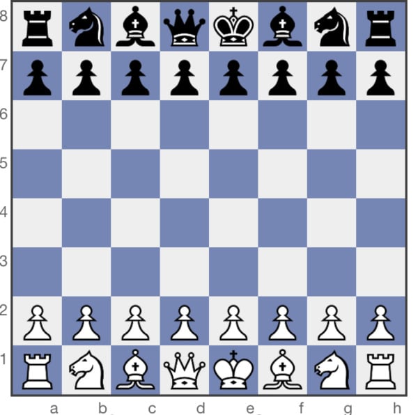 A chess position