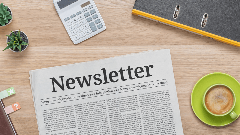 an email newsletter
