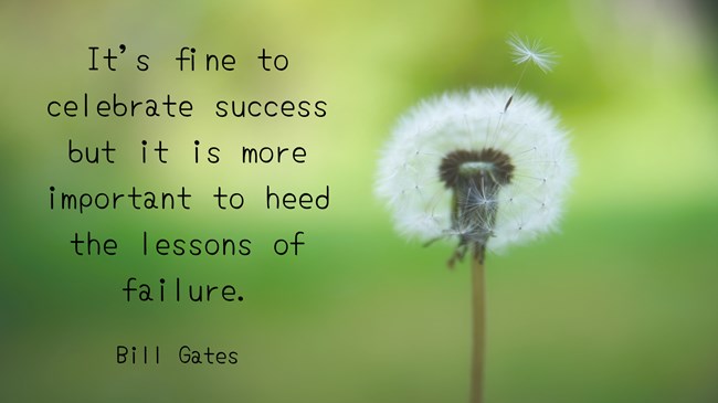 Quote on Failure to Motivate You for Success by Bill Gates