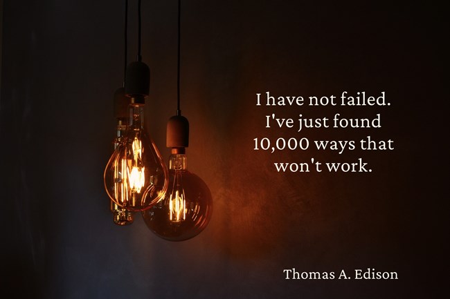 Quotes on Failure to Motivate You for Success by Thomas Edison