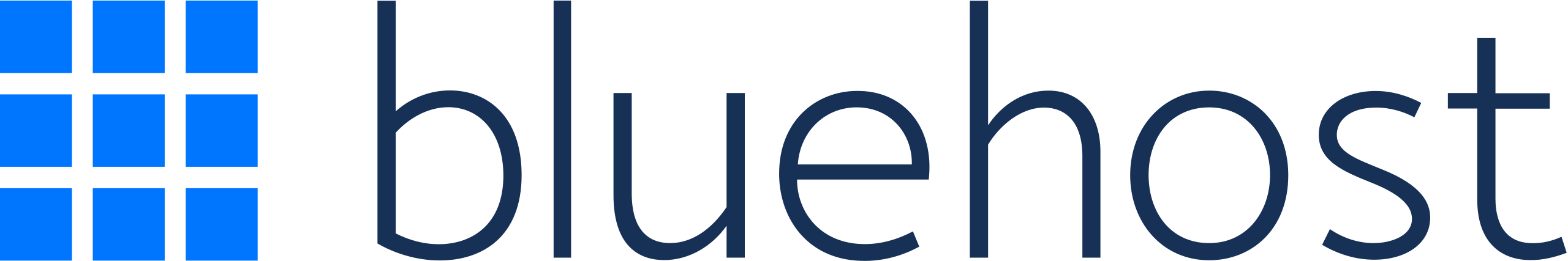 The official bluehost logo