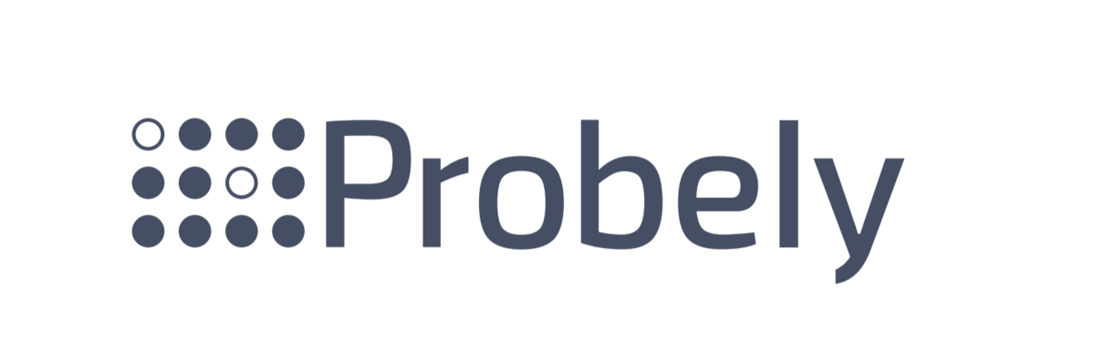 The official Probely logo