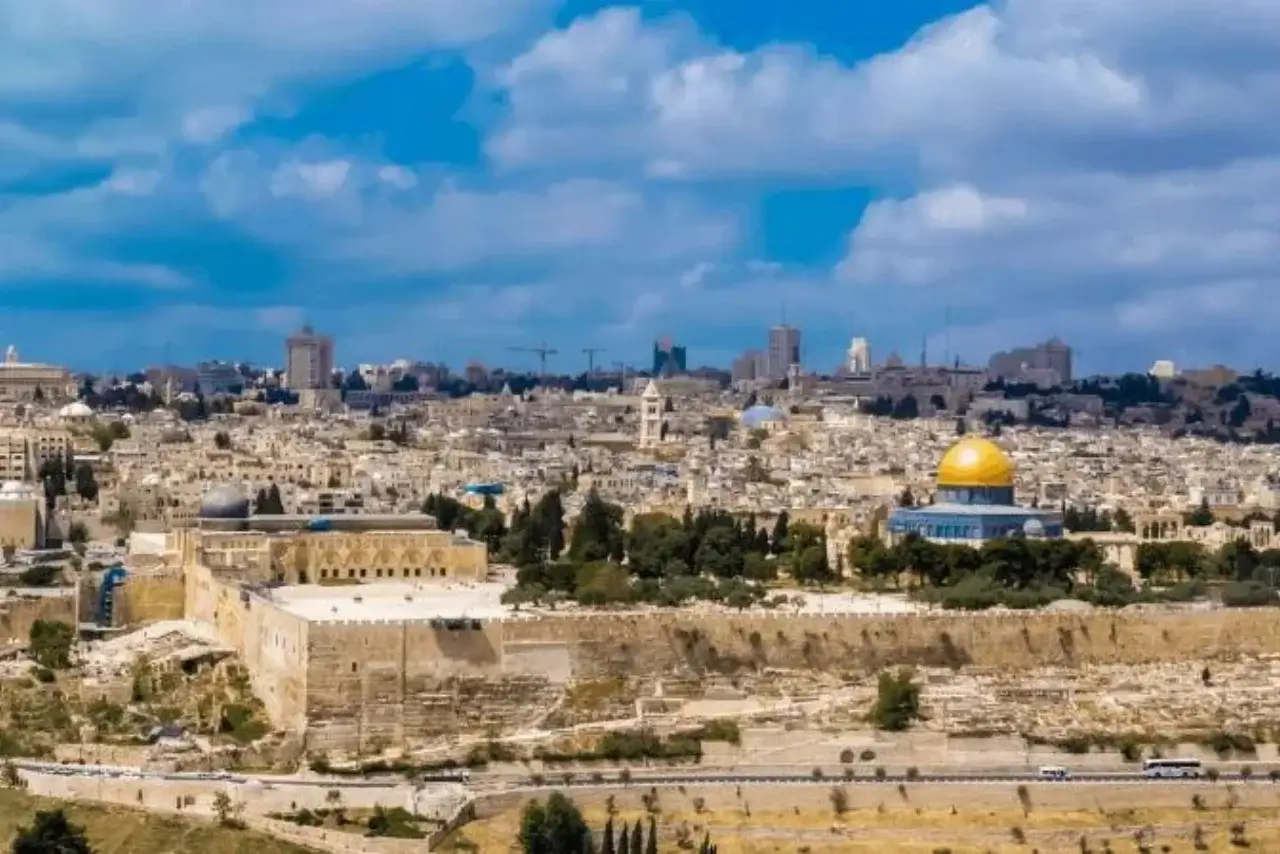 panoramic view of jerusalem, israel