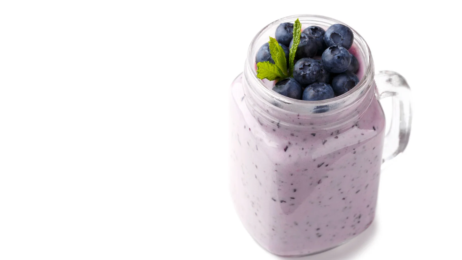 A blueberry smoothie