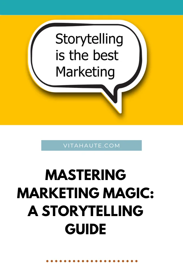 Mastering Marketing Magic: A Storytelling Guide Pinterest pin