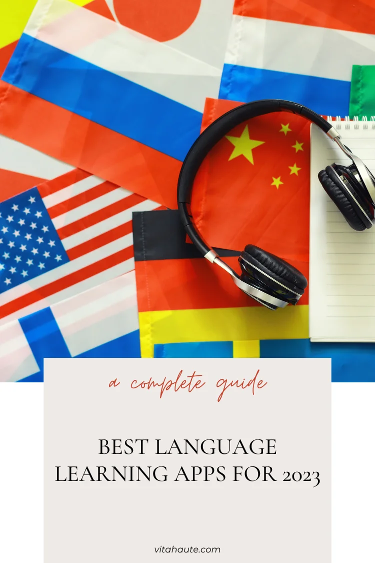 Best Language Learning Apps for 2023 Pinterest Pin