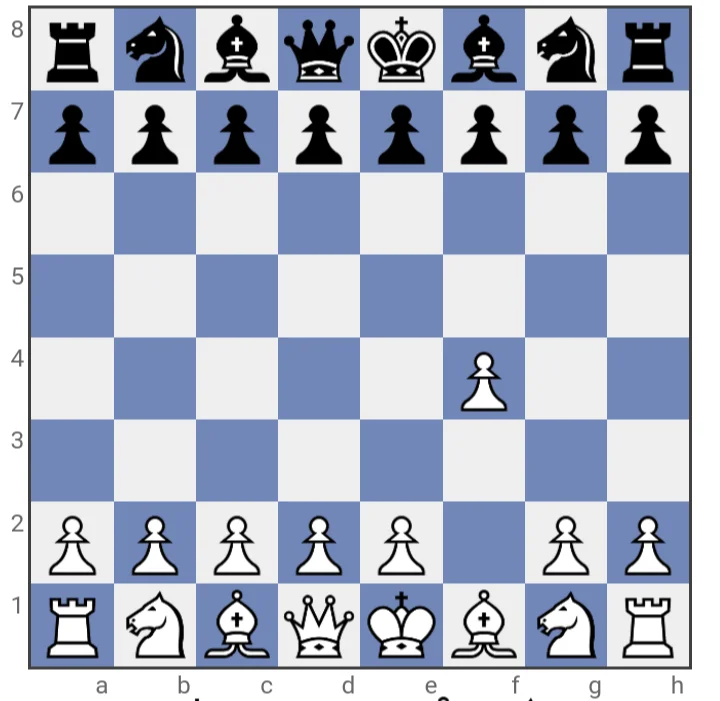 Example of a bad opening move for white in chess3