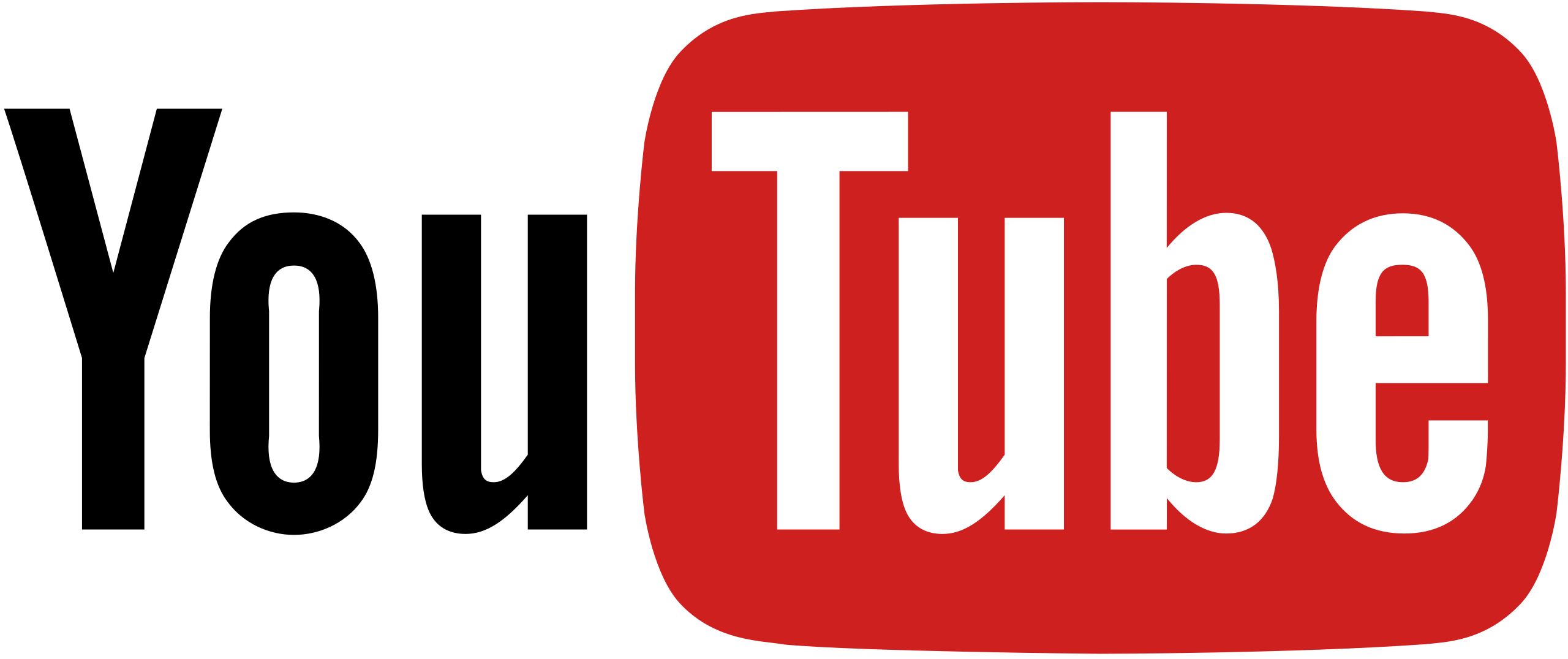 The official YouTube logo