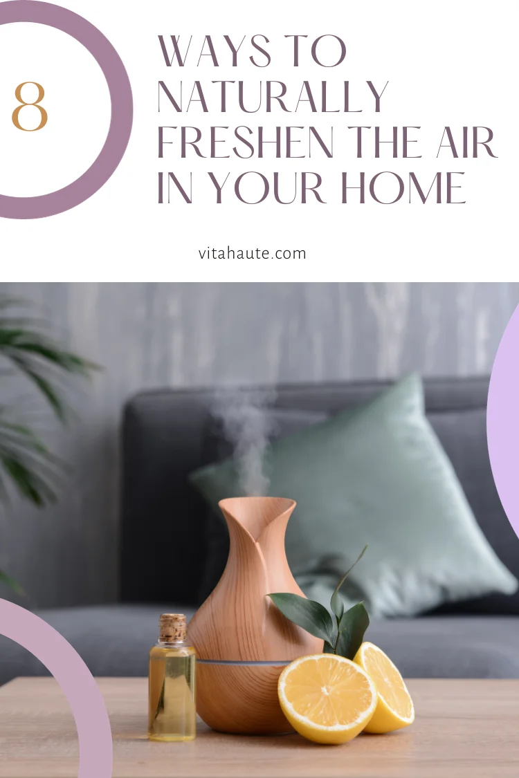 8 Ways to Naturally Freshen the Air in Your Home Pinterest pin