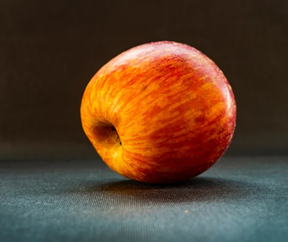 A Large honeycrisp apple