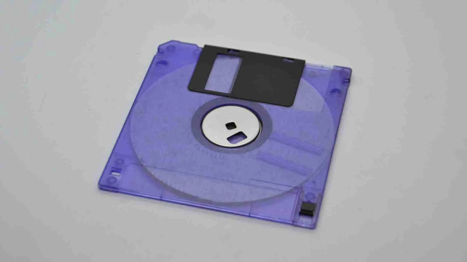A floppy disk from the 1980s