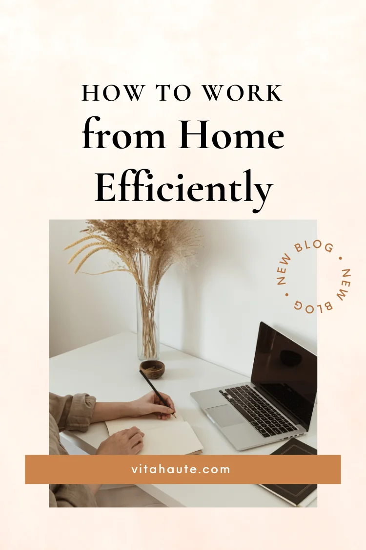 cozy home office setup with a well-organized desk, a laptop, a cup of coffee, and a potted plant, representing an efficient and productive remote work environment