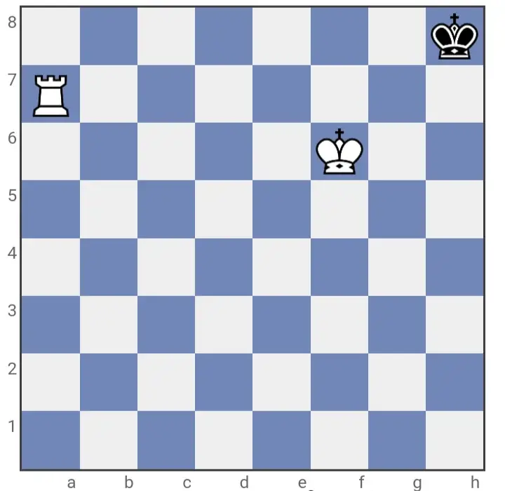 Rook making a waiting move, establishing opposition with the opponent's King