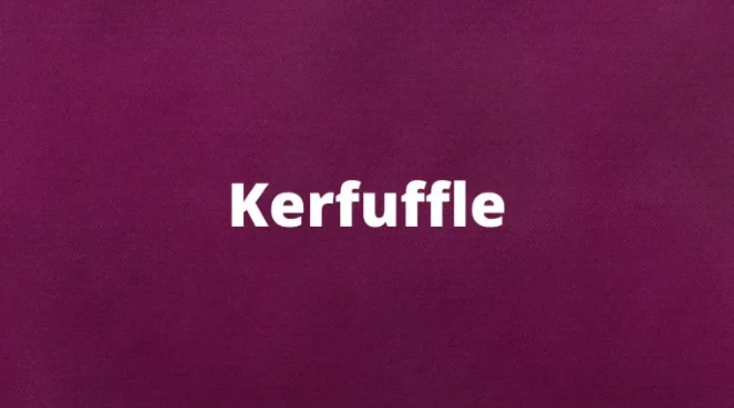 The word kerfuffle and its meaning