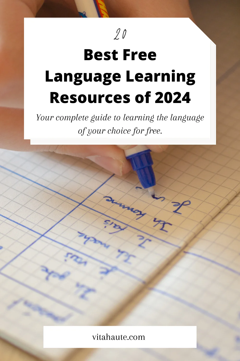 A list of free language learning resources on the internet