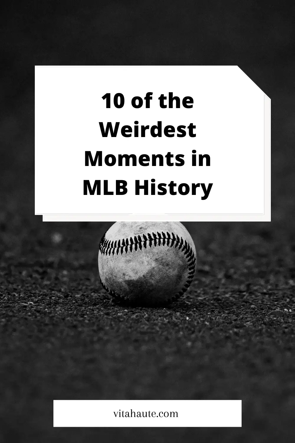 A collage of some of the weirdest moments in Major League Baseball history