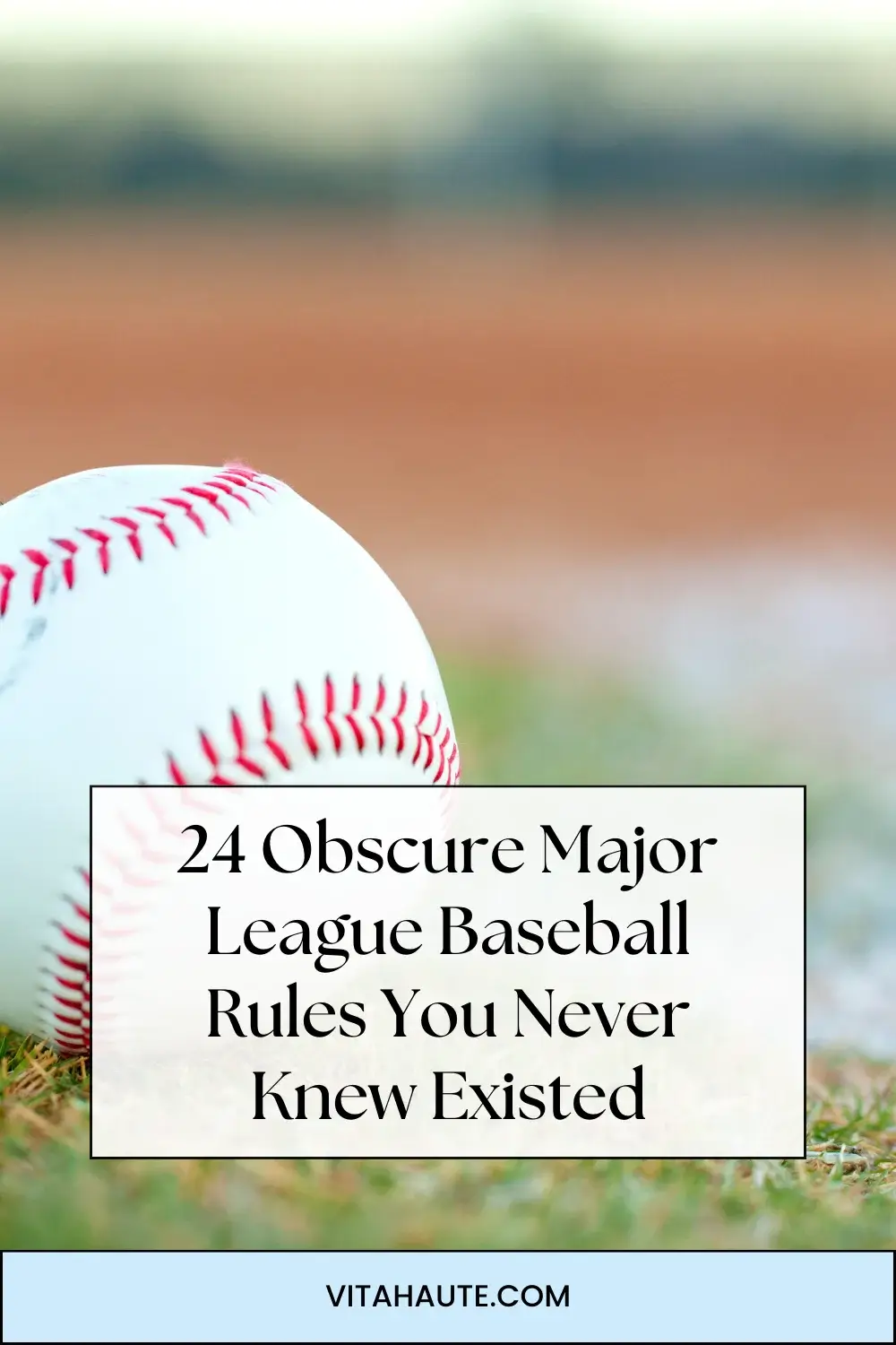 A list of some obscure Major League Baseball rules