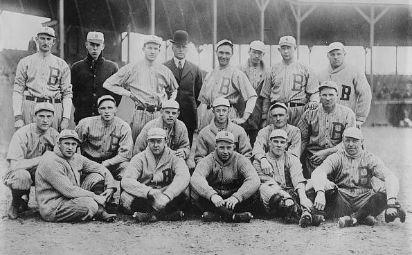 Team portrait of the Buffalo blues baseball team