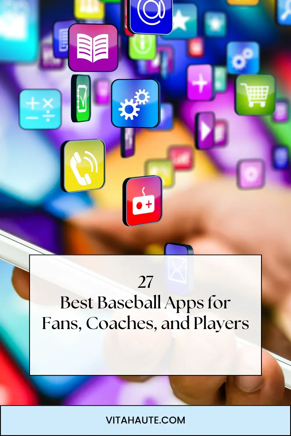 A list of A variety of apps for baseball fans and players