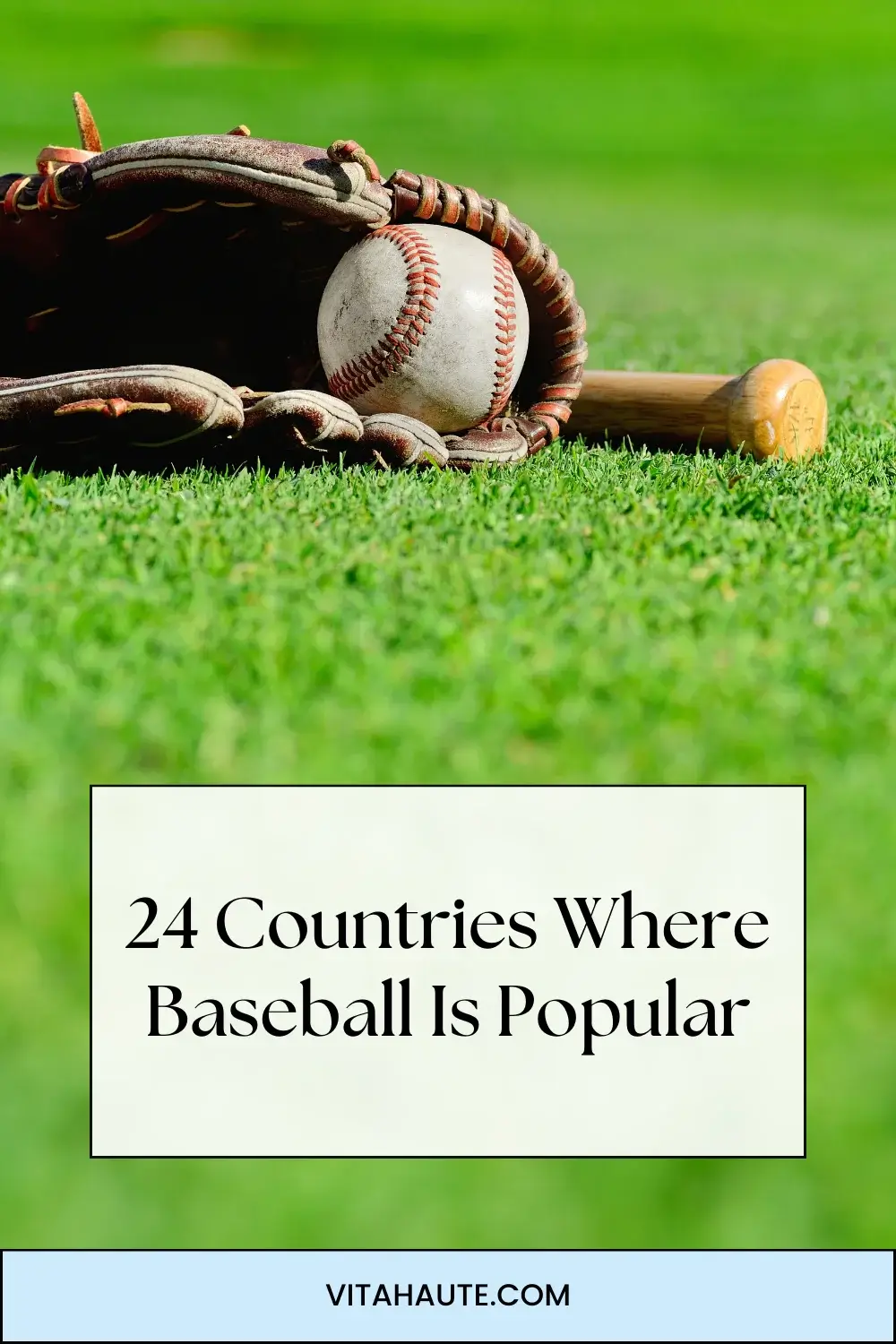 A list of countries along with their flags where baseball is popular around the world