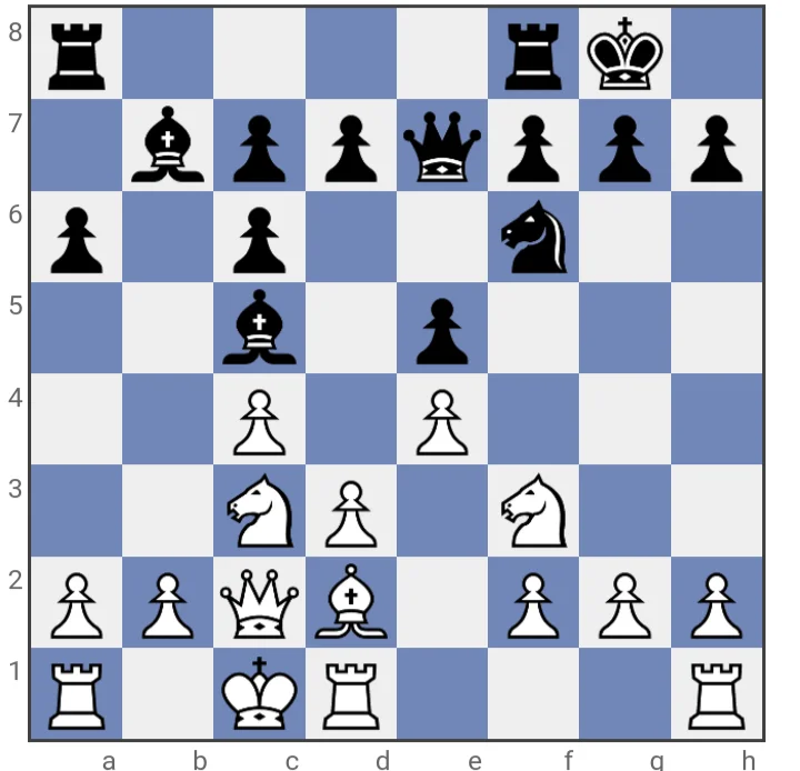 A position in chess