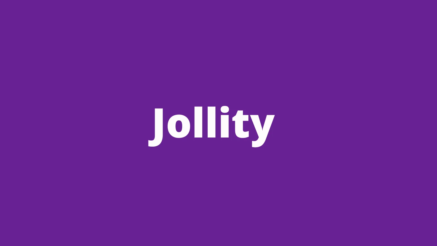 The word jollity and its meaning