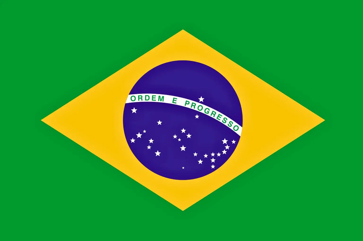 The beautiful flag of Brazil