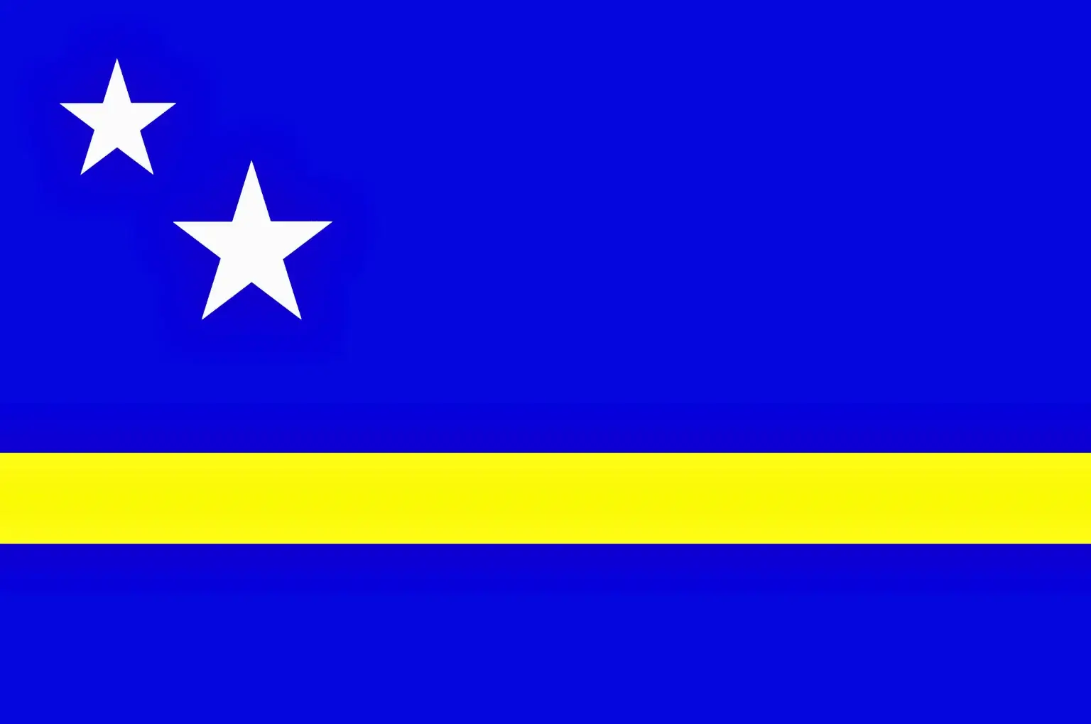 The beautiful flag of Curaçao