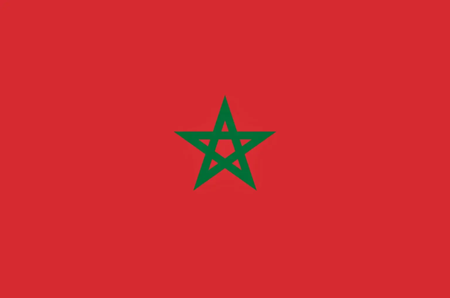 The Beautiful flag of Morocco