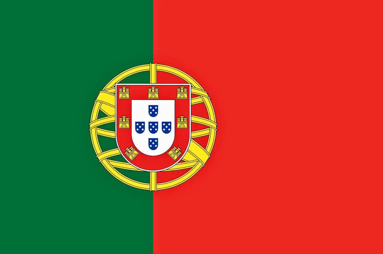 The Beautiful flag of Portugal