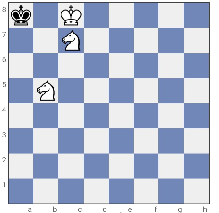 Two Knights checkmate