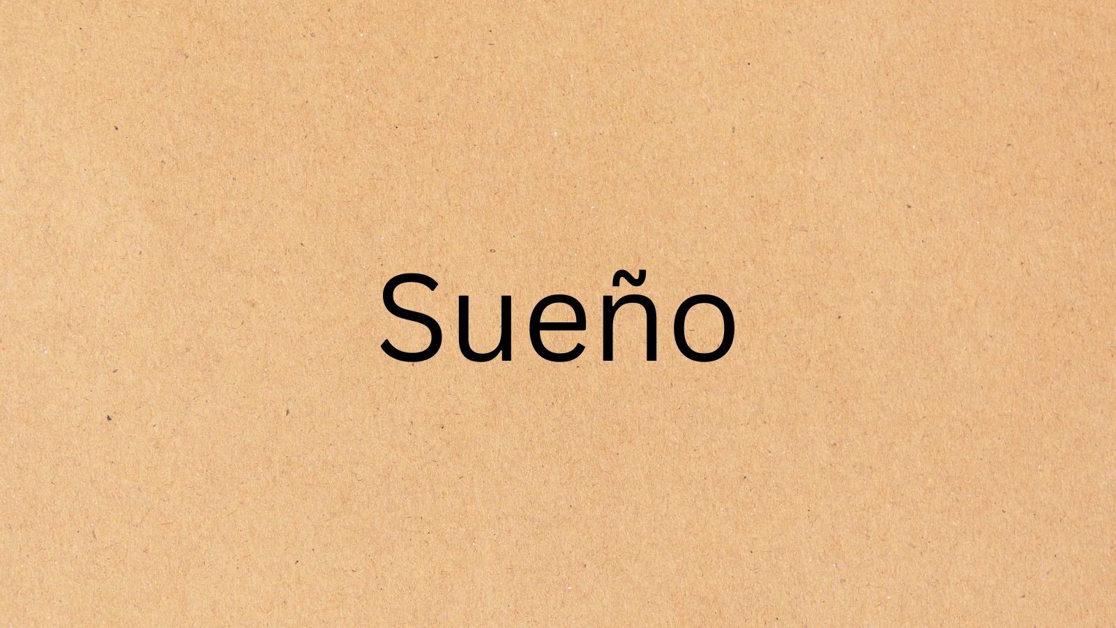 A beautiful Spanish word and its meaning