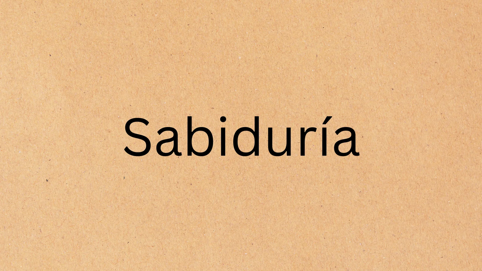 A beautiful Spanish word and its meaning