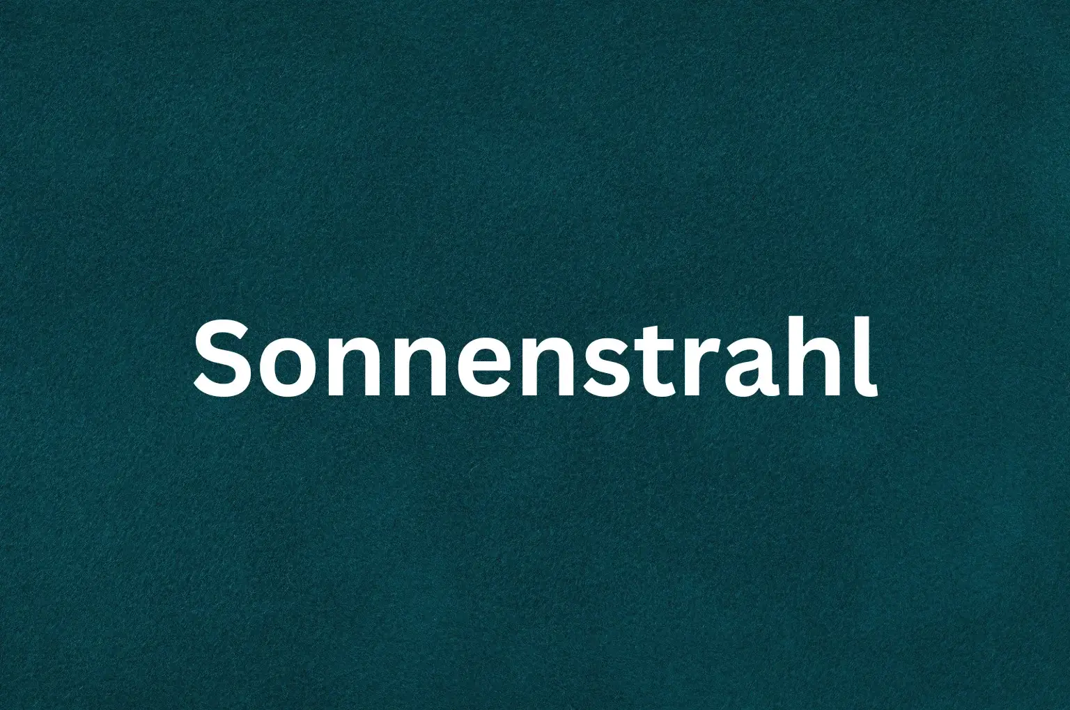 Beautiful German word and its meaning