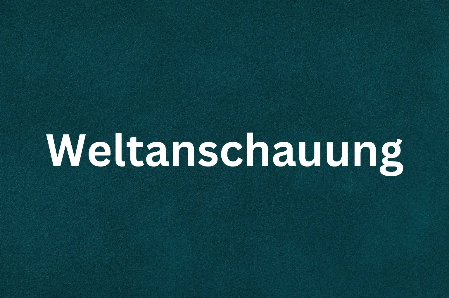 Beautiful German word and its meaning