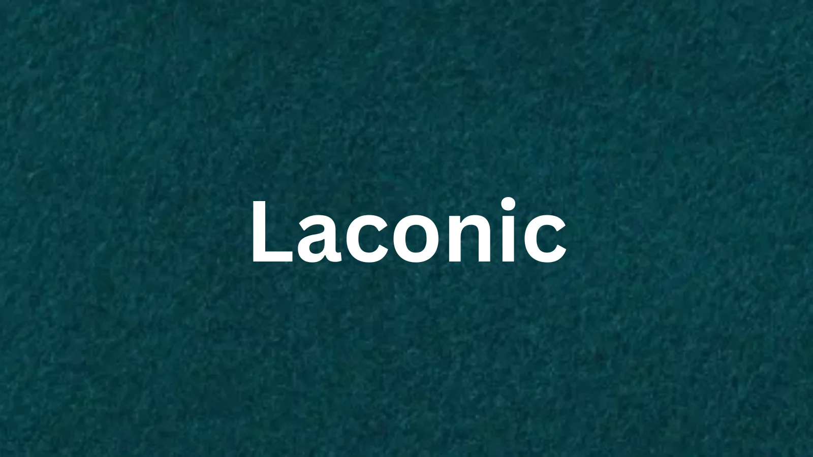 Laconic