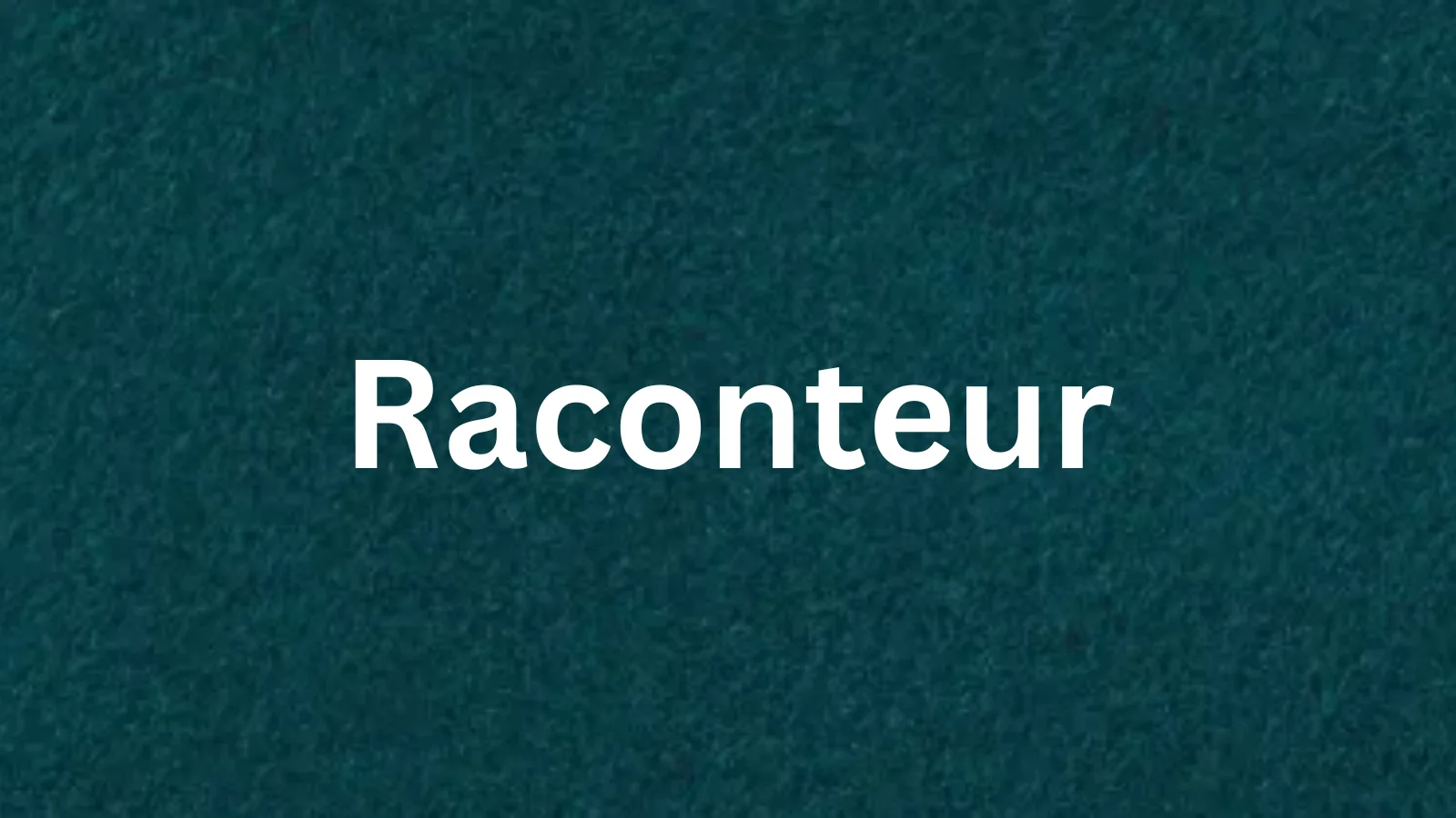 Raconteur