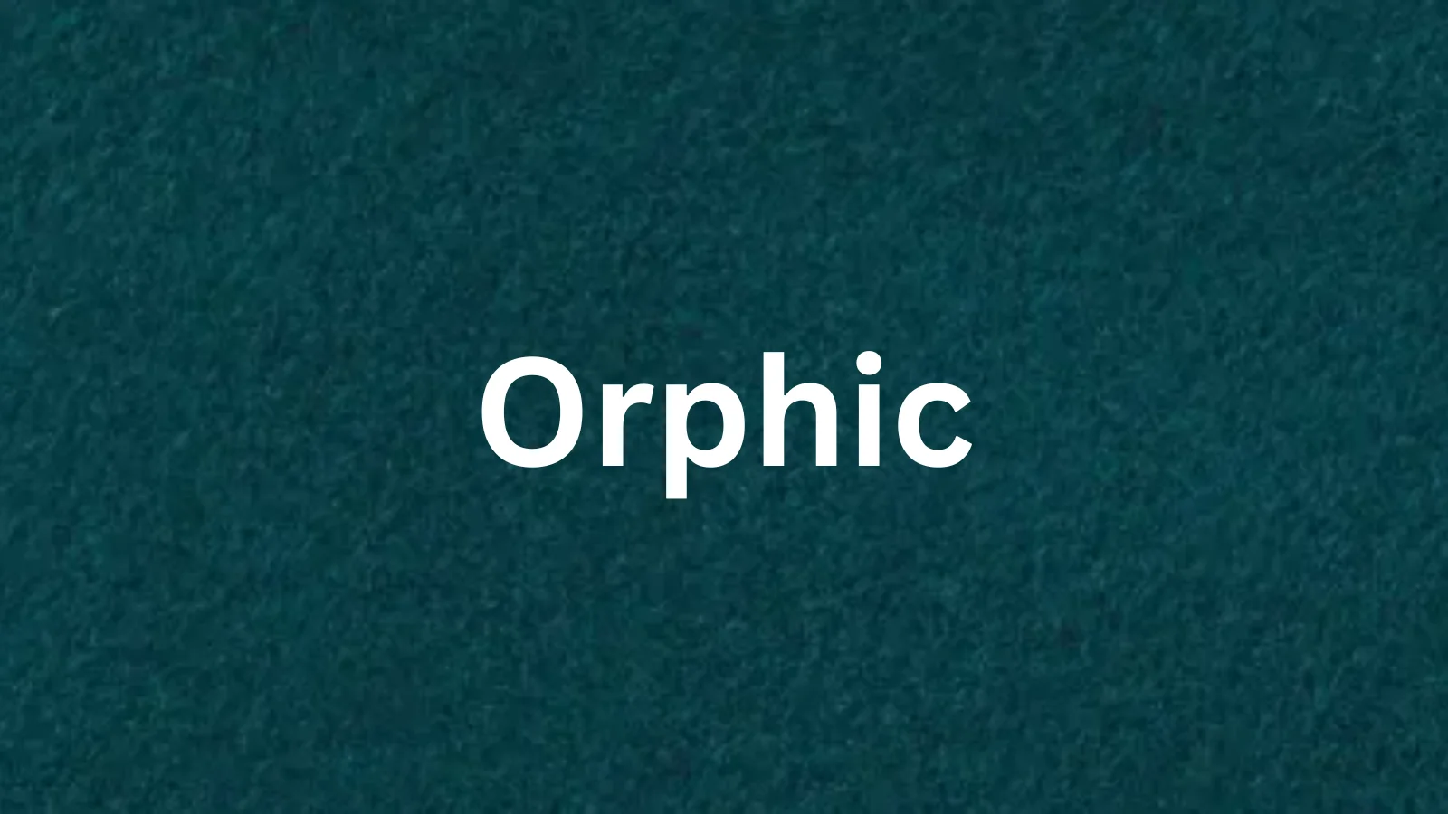 Orphic