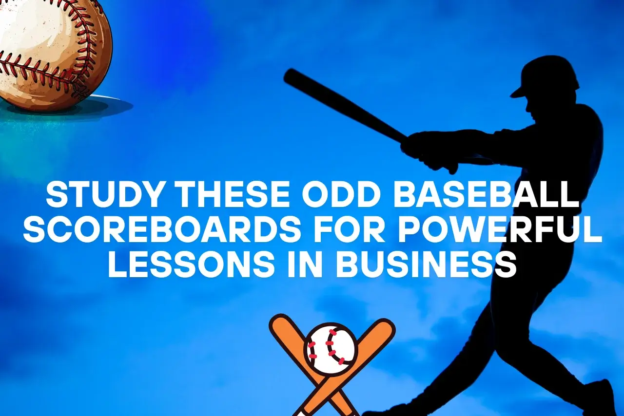 Weird baseball scoreboard numbers
