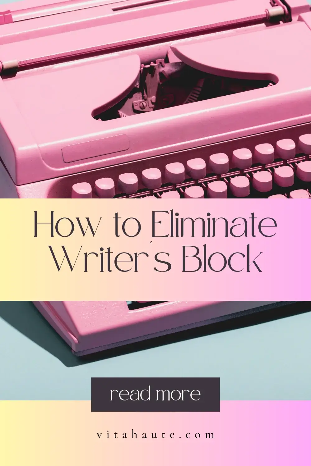 A long list of tips for eliminating writer's block