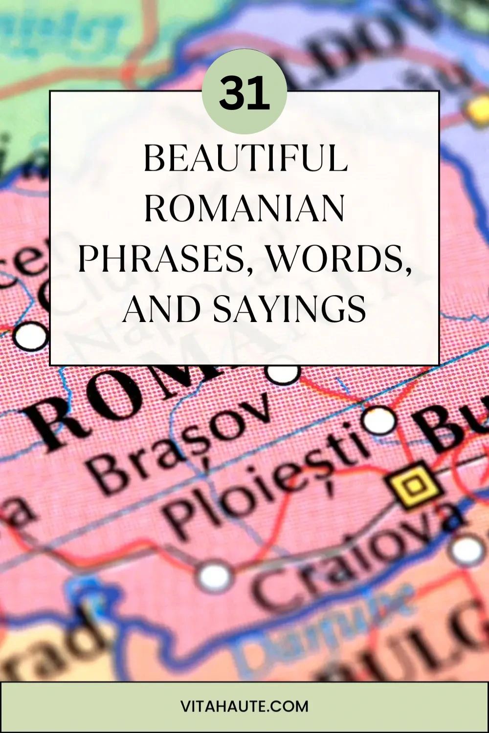 A list of beautiful words saying and phrases in Romanian