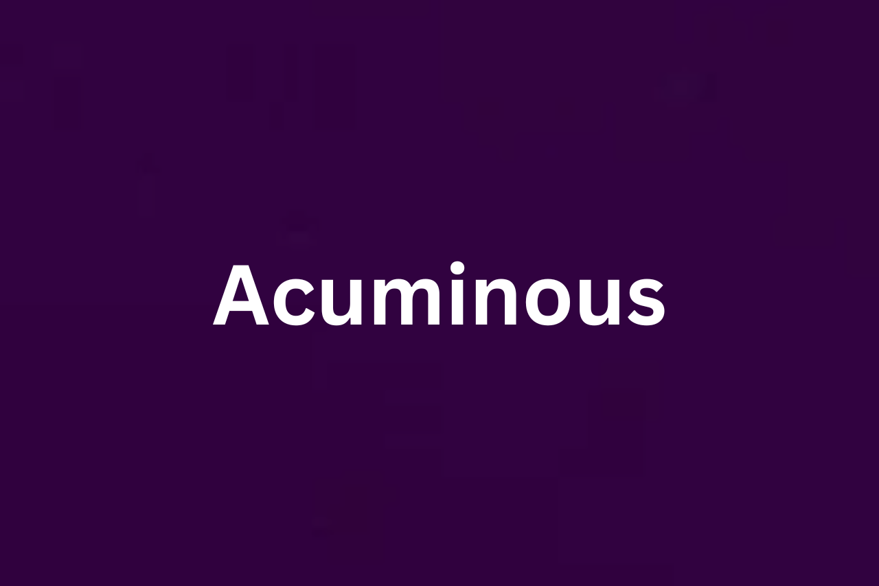 The word Acuminous and its meaning