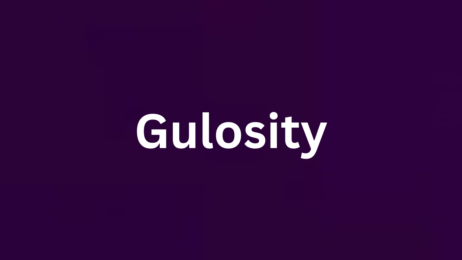 The word gulosity and its meaning