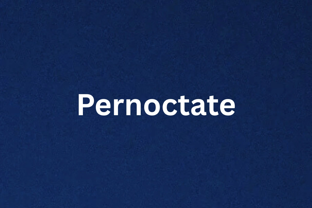 The word pernoctate and its meaning