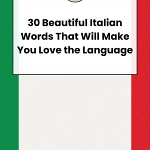 Beautiful Italian words written in elegant script, evoking romance, culture, and the lyrical beauty of the Italian language