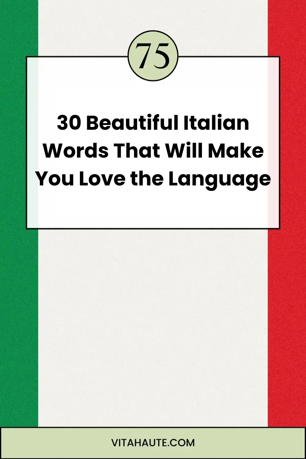 Beautiful Italian words written in elegant script, evoking romance, culture, and the lyrical beauty of the Italian language