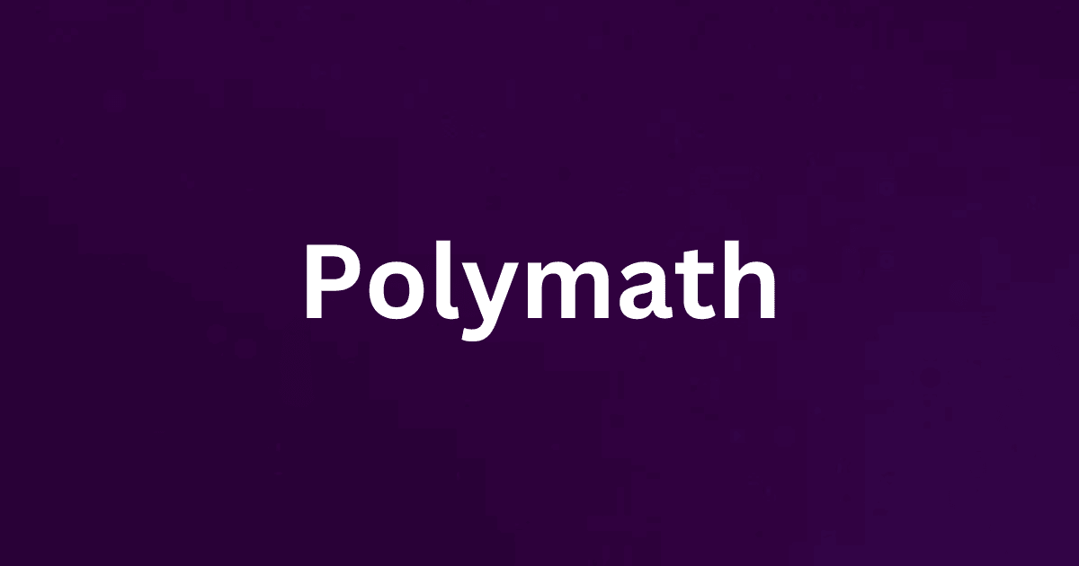 The word polymath and its definition