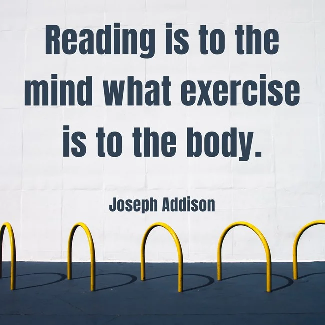 Joseph Addison quote about reading and imagination as a key to success